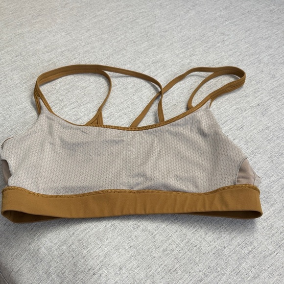 Vuori Mindset Mustard Yellow Sports Bra - Picture 4 of 4